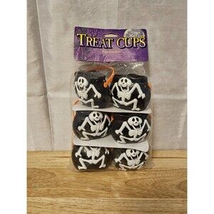 2002 NIB Vintage Blow Mold Halloween Treat Cups